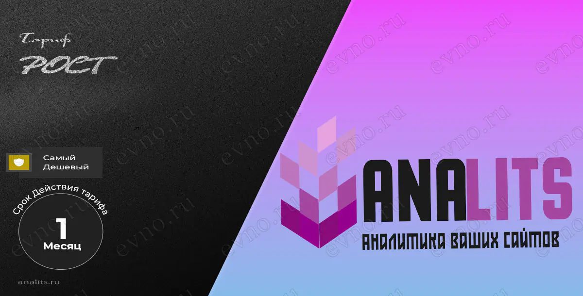 Тариф «Рост» на 1 Месяц Analits